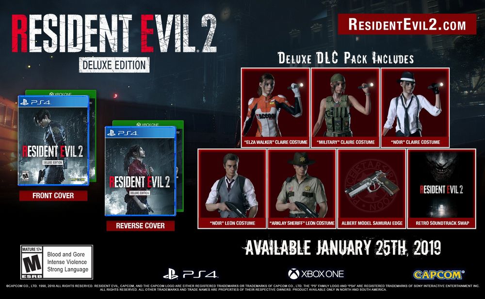 Svelata la Deluxe Edition di Resident Evil 2 Remake.jpg Svelata la Deluxe Edition di Resident Evil 2 Remake.jpg